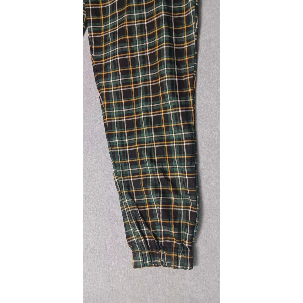NWT! Almost Famous Plaid Jogger Pants Womens XXL Eclipse Green Skater Streetwear - Picture 12 of 15